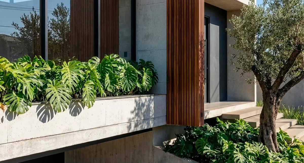 Madeira e concreto, Casa Albora